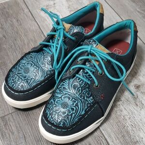 Twisted X | Leather Kids Unisex Driving Moccasins YCA0011 3.5